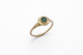 Laude Ring - 10k gold with emerald - Ready to Ship