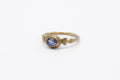 Amo Oval ring - Gold with lilac sapphire - READY TO SHIP