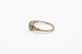 Amo Oval ring - Gold with lilac sapphire - READY TO SHIP