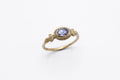 Amo Oval ring - Gold with lilac sapphire - READY TO SHIP