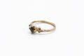 Haven ring - 9k gold with sapphire & diamonds - Ready to ship