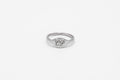 Little Oval Engravable signet ring - Silver