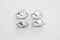 Little Oval Plain signet ring - Silver