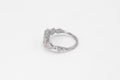 Ore ring - silver with emerald - READY TO SHIP