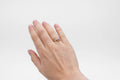 Amo Oval ring - Gold with lilac sapphire - READY TO SHIP