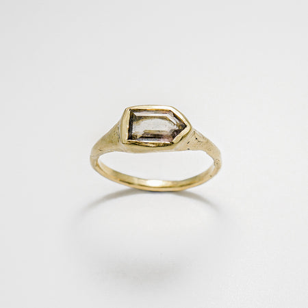 Tourmaline Arrow ring - 10k gold - Ready to Ship