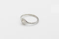 Tiny D ring - silver