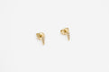 Thorn Studs - Gold with diamonds