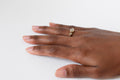 Haven ring - 14k gold with salt & pepper diamonds