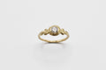 Amo ring - Gold with salt & pepper diamond