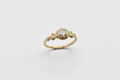 Amo ring - Gold with salt & pepper diamond