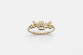 Flora ring - 10k gold with diamond