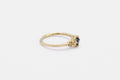 Haven ring - 14k gold with sapphire & diamonds