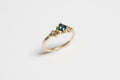 Haven ring - 14k gold with sapphire & diamonds