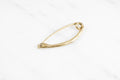 Hand Safety Pin - Brass