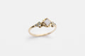 Haven ring - 14k gold with salt & pepper diamonds