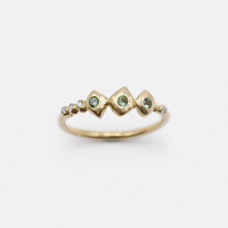 Chlo Ring - gold with sapphires and diamonds