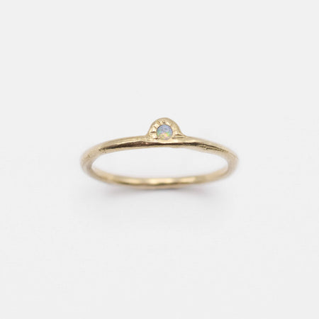 Daybreak Ring - 9k gold with opal