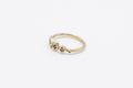 Chlo Ring - 14k gold with star set salt & pepper diamonds