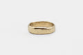 Rough and smooth ring - 14k gold - READY TO SHIP