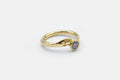 Offering ring - Gold with Salt & Pepper Diamond