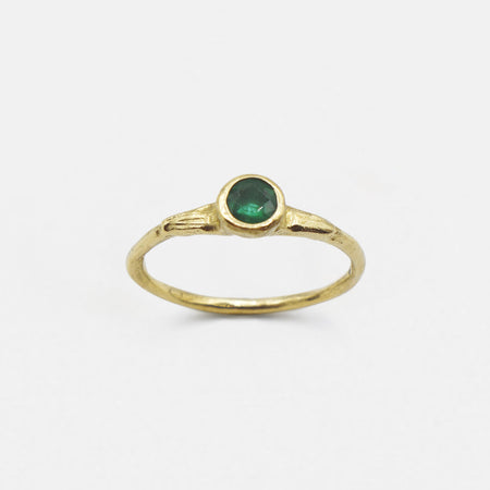 Eos Ring - 14k gold with emerald