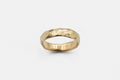 Rough and smooth ring - 14k gold - READY TO SHIP