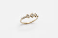 Chlo Ring - 14k gold with star set salt & pepper diamonds