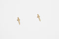 Dagger Stud Earrings - Gold