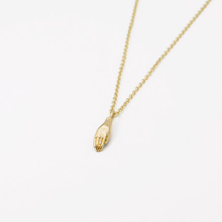 Tiny hand necklace - Gold