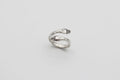 Protective hand ring - silver