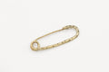 Starry Safety Pin - Brass