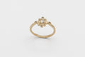 Circe ring - Gold with white rose cut diamond