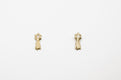 Shooting Star Studs - Gold with opal