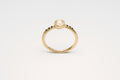Petra Ring - 14k gold with white rosecut diamond - Ready to Ship