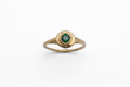 Laude Ring - 10k gold with emerald - Ready to Ship
