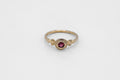 Amo ring - 14k gold with tourmaline - READY TO SHIP