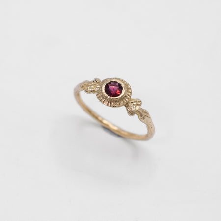 Amo ring - 14k gold with tourmaline - READY TO SHIP