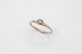 Eos Ring - 9k Gold With Salt & Pepper diamond - READY TO SHIP