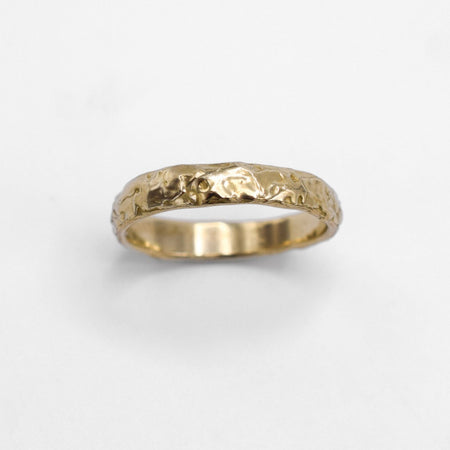 Molten band - 4mm - gold