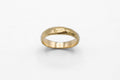 Organic round band - wide version - gold