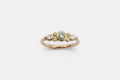 Hana ring - gold with sapphire and diamonds