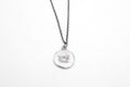 Dog talisman necklace - silver