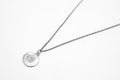 Dog talisman necklace - silver