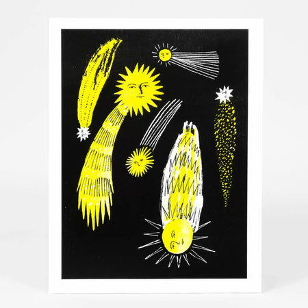 Comets - Riso Print