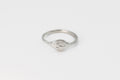Tiny D ring - silver