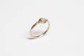 Vita ring - 10k gold with opal and diamonds - READY TO SHIP