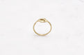 Tiny D ring - Gold