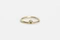 Daybreak Ring - 9k gold with salt & pepper diamond