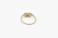 Tudor ring - 14k gold and emerald - READY TO SHIP